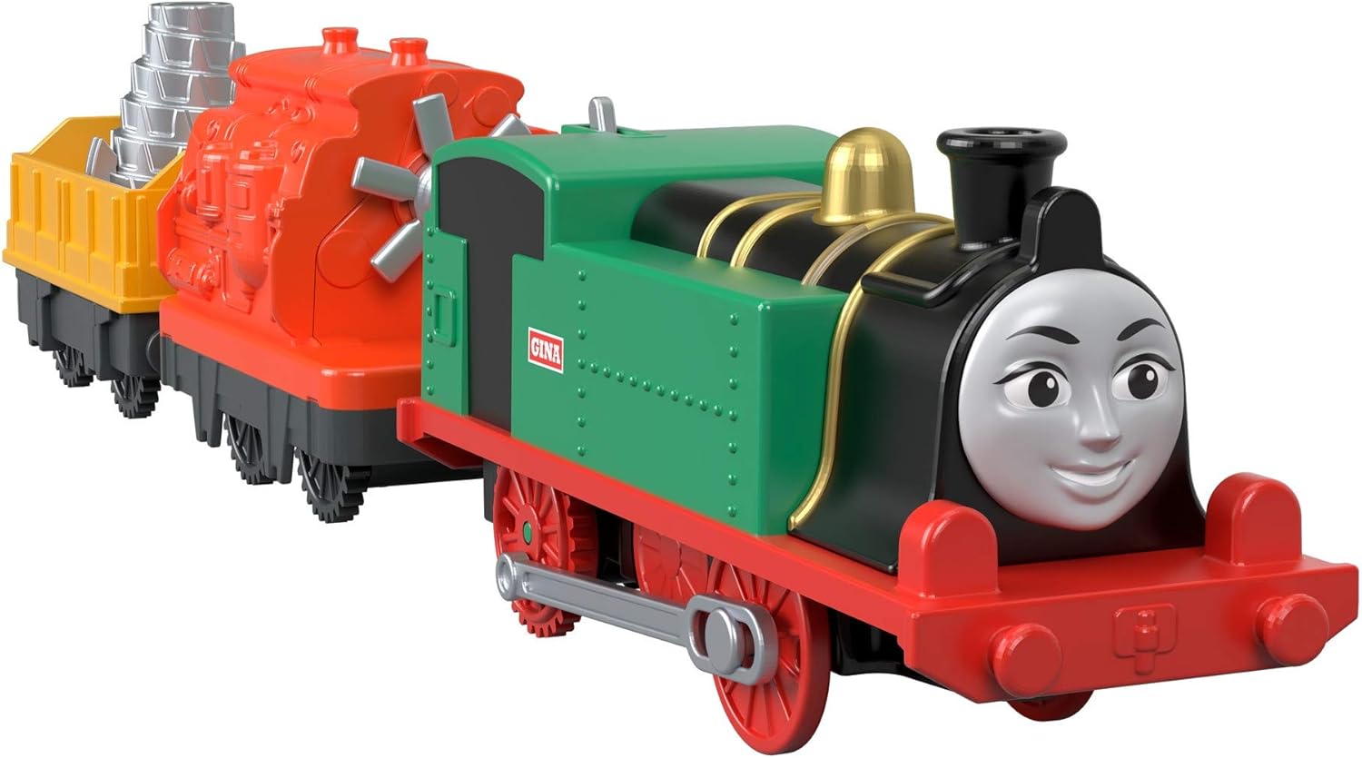 thomas & friends gdv33 trackmaster gina,多色